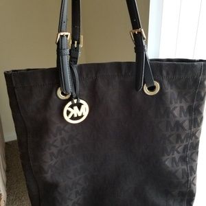 Michael Kors canvas tote